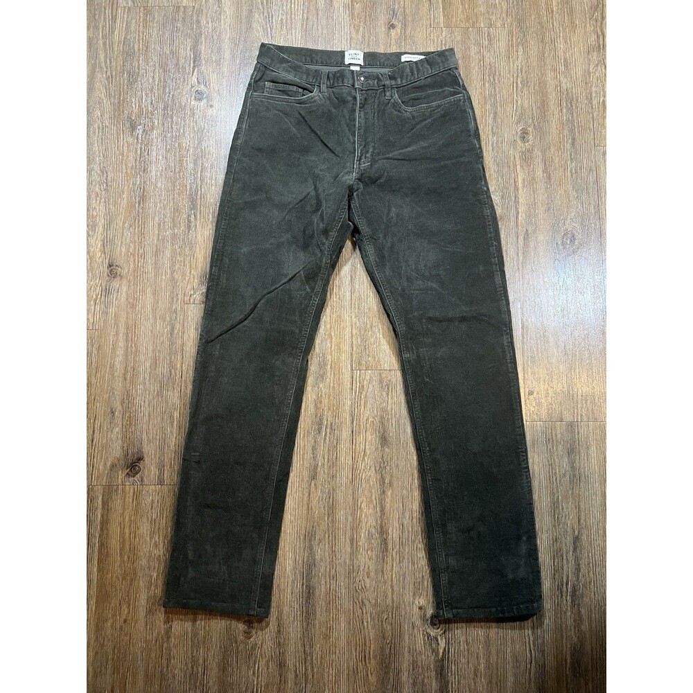 Flint and Tinder Green Corduroy Straight Fit Men's Casual Pants 30x32 Huckberry